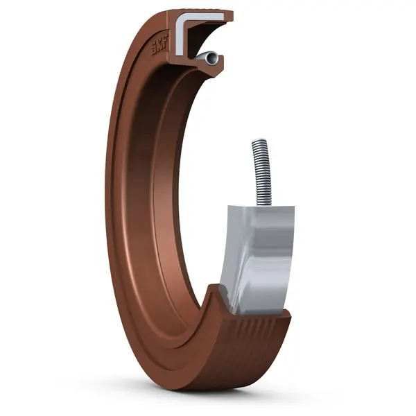 SKF 60X110X8 HMS5 V Radial shaft seal with rubber outside diameter and single sealing lip, for oil or grease