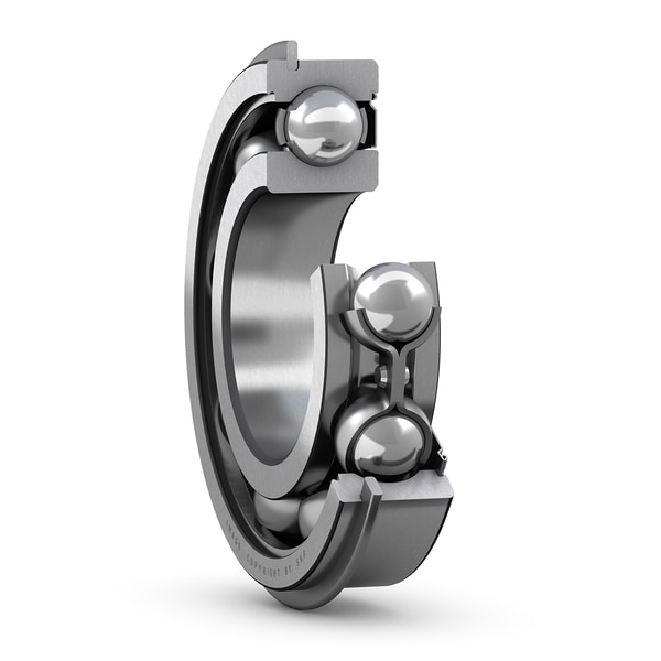 6217-ZNR/C3 Deep groove ball bearing with snap ring and integral sealing