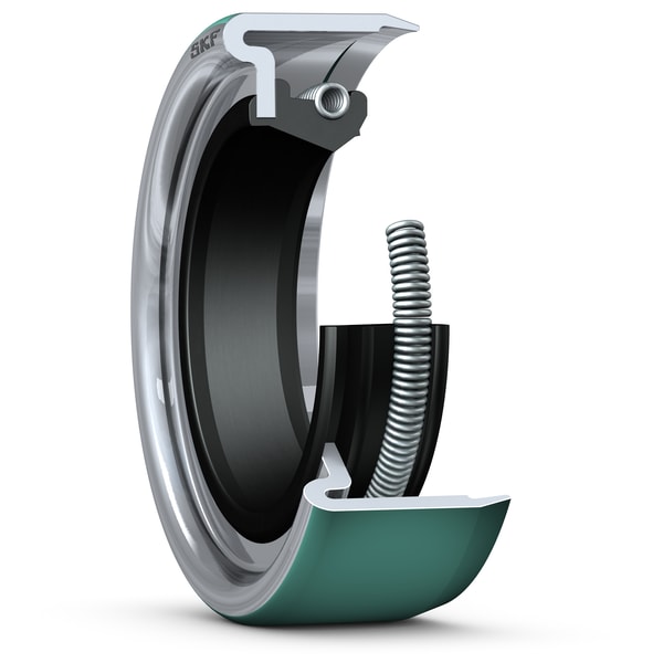 6242 Radial shaft seal with metal case and SKF Wave lip, for oil or grease