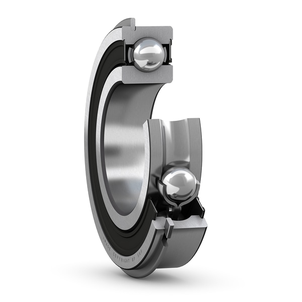 6309-2RS1NR/C3 Deep groove ball bearing with snap ring and integral sealing
