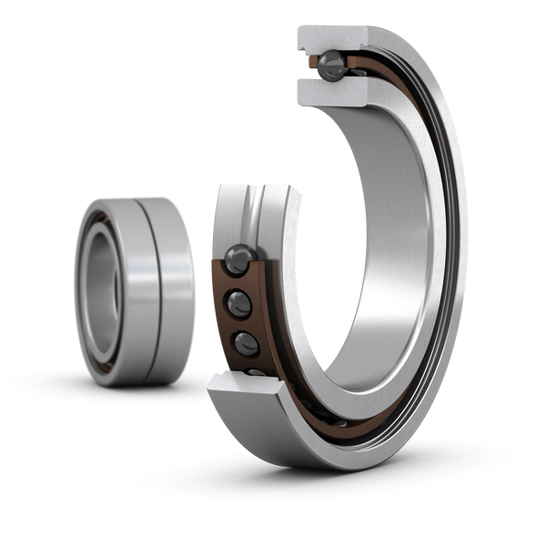 SKF 7011 ACB/HCP4ADGA Matched set of two super-precision, high-speed B design, single row angular contact ball bearings