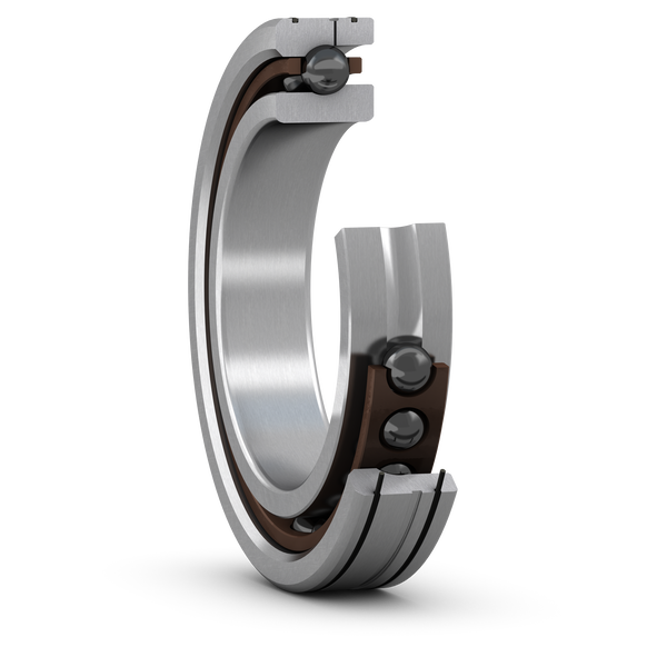 SKF 7011 ACEGA/HCP4AL Super-precision,&nbsp;high-speed E design, universally matchable single row angular contact ball bearing suitable for direct oil-air lubrication