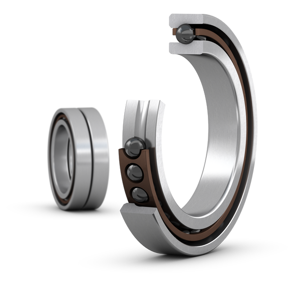 SKF 7012 CE/HCP4ADBA Matched set of two super-precision, high-speed E design, single row angular contact ball bearings