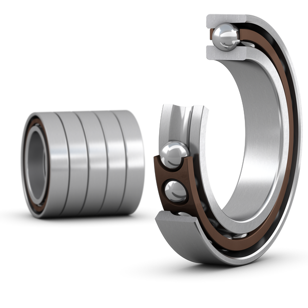 71804 ACD/P4PBCF Matched set of five super-precision, high-capacity, D design, single row angular contact ball bearings
