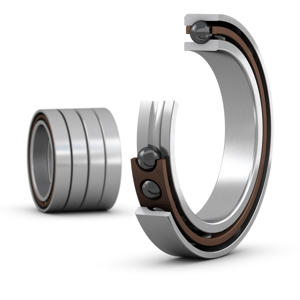 71914 CE/HCP4AQBCA Matched set of four super-precision, high-speed E design, single row angular contact ball bearings