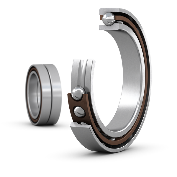 71916 CE/P4ADGA Matched set of two super-precision, high-speed E design, single row angular contact ball bearings