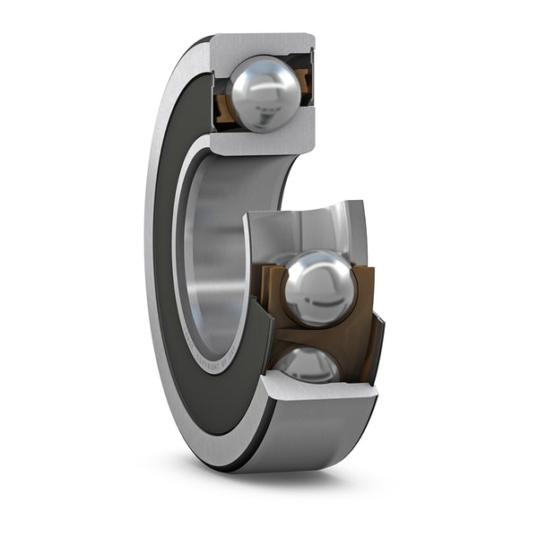 SKF 7307 BE-2RZP Single row angular contact ball bearing with 40° contact angle and non-contact seals on both sides