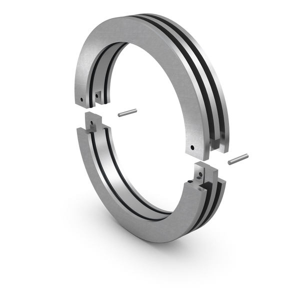 COP.ATL 408 Aluminium triple labyrinth seal for SKF Cooper triple labyrinth type cartridges