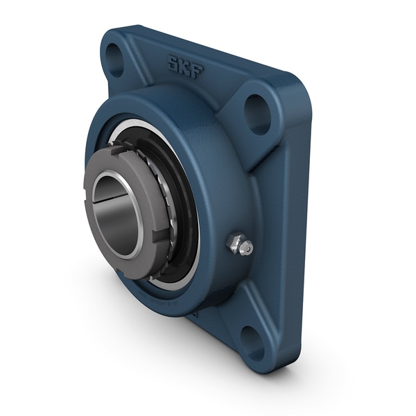 FYJ 40 KF Square flanged ball bearing unit for adapter sleeve locking, cast iron housing, JIS