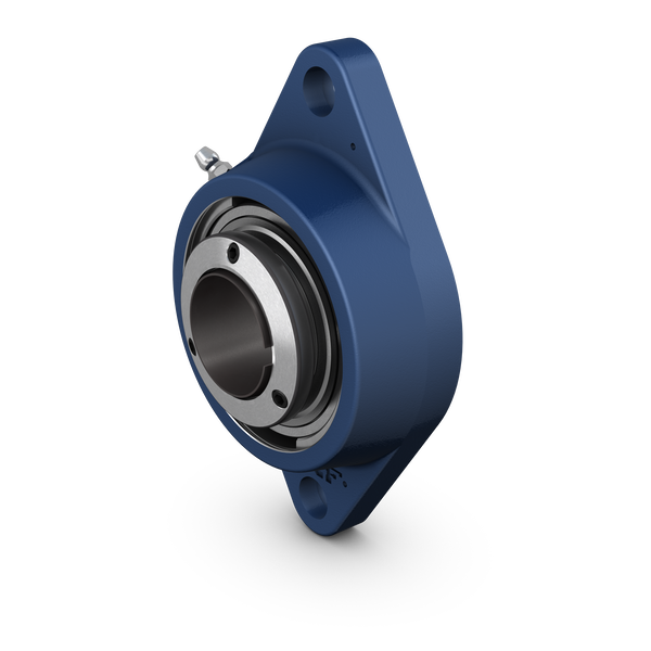 FYTB 35 LF Oval flanged ball bearing unit with an extended inner ring and SKF ConCentra locking, cast iron housing, ISO standards