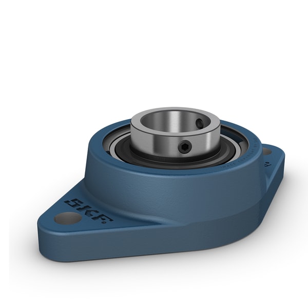 FYTB 50 TF Oval flanged ball bearing unit with set screw locking, cast iron housing, ISO