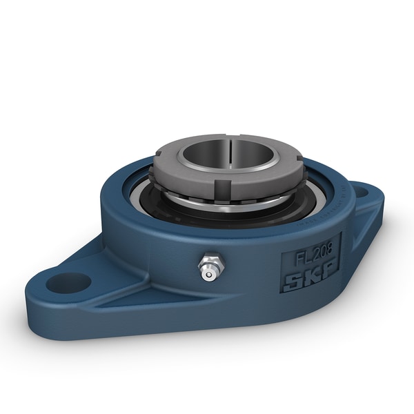 FYTJ 30 KF Oval flanged ball bearing unit for adapter sleeve locking, cast iron housing, JIS