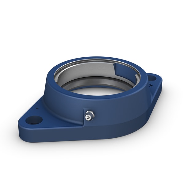 FYTJ 507 Oval flanged housing for insert bearings, cast iron, JIS