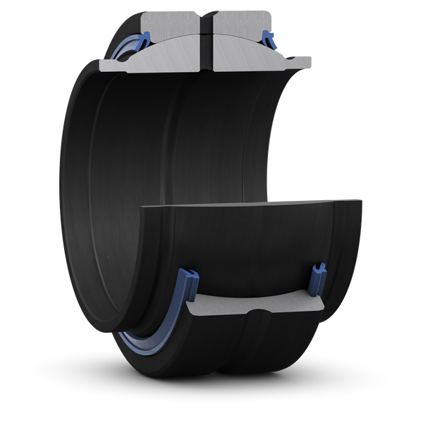 GEM 80 ES-2RS Radial spherical plain bearing, requiring maintenance, sealed, metric sizes