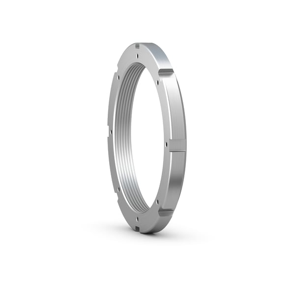 HM 30/530 Lock nut with metric trapezoidal thread, for locking by clip