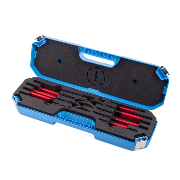 HN 4-16/SET Set of Hookspanners, size 4 to 16, supplied in carrying case
