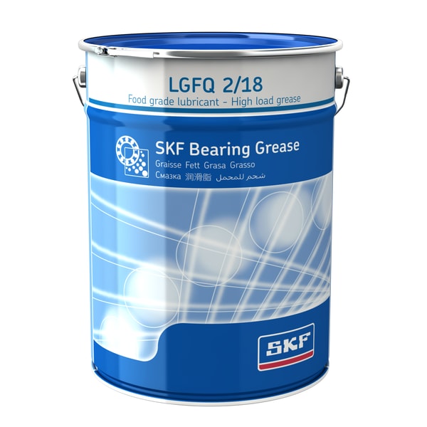 SKF LGFQ 2/18 High load, water resistant and wide temperature food grade grease