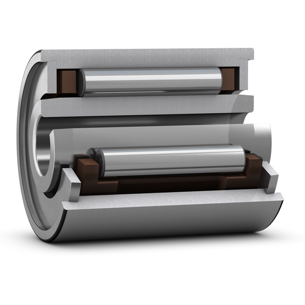 NKI 6/12 TN Single row needle roller bearing with machined rings, with flanges