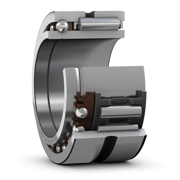 NKIB 5908 Combined needle roller / angular contact ball bearing for axial loads in both directions