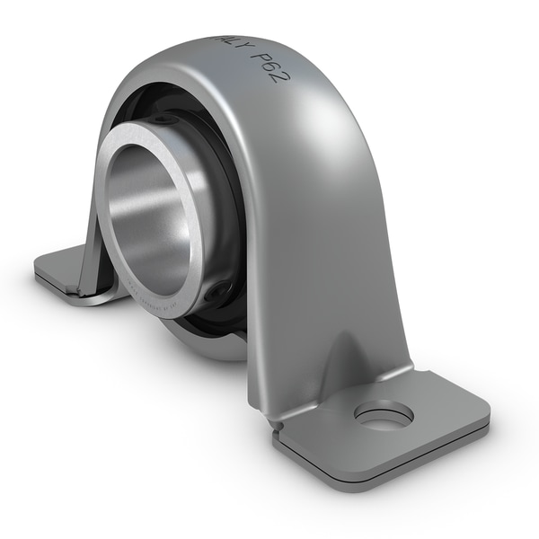 P 12 TF Pillow block ball bearing unit with pressed steel housing and extended inner ring