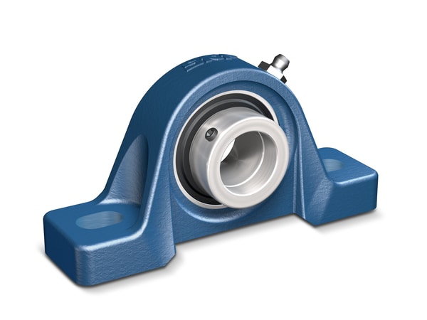 P2B 20M-WF Pillow block bearing unit with composite or cast metal housing