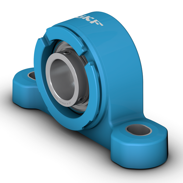 P2BC 104-TPZM Pillow block ball bearing unit with extended inner ring and set screw locking, composite