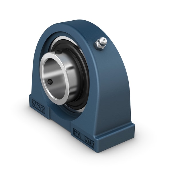 SKF P2BT 108-TF Short base pillow block ball bearing unit with extended inner ring and set screw locking, cast iron, North American standards