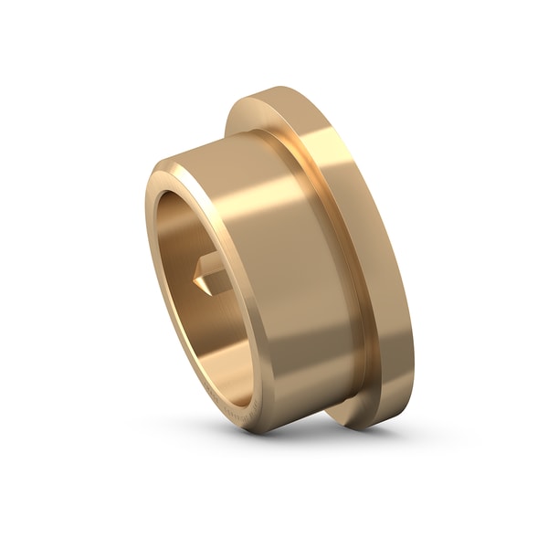 PBMF 607540 M1G1 Solid bronze flanged bushing