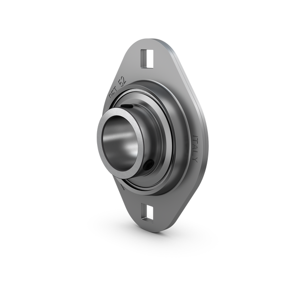 PFT 12 TF Oval flanged ball bearing unit with pressed steel housing