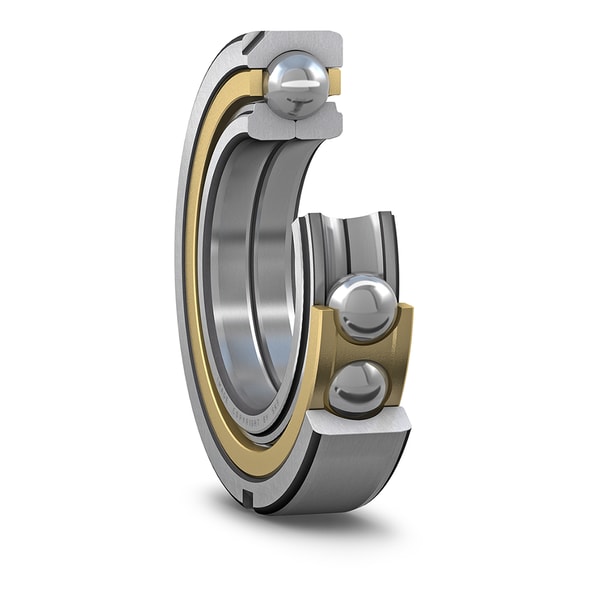 QJ 217 N2MA/C3 Four-point contact ball bearing with locating slots