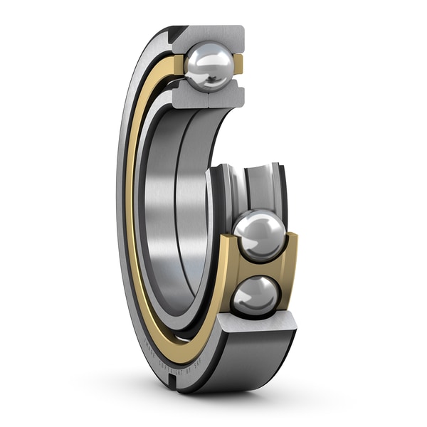QJ 314 N2MA/C3 Four-point contact ball bearing with locating slots