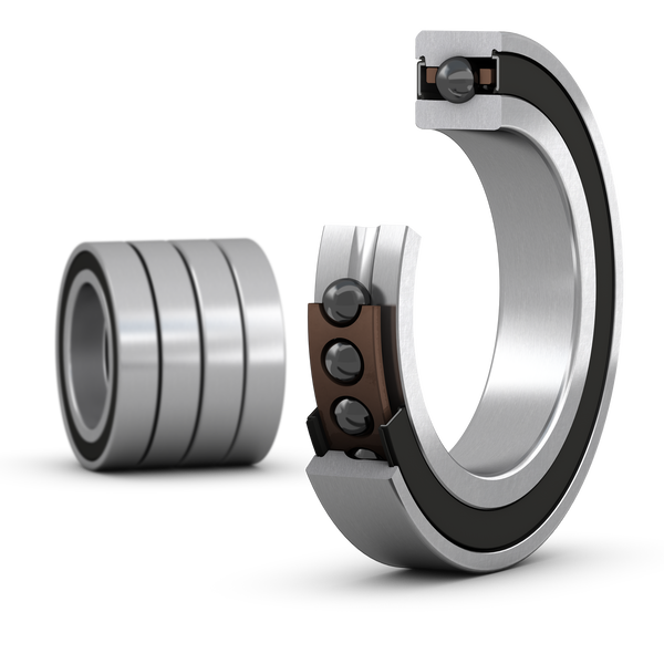 SKF S7009 ACE/HCP4AQBCA Matched set of four super-precision, high-speed E design, single row angular contact ball bearings with seals