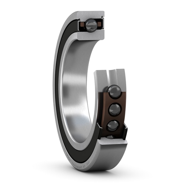 SKF S7010 ACE/HCP4A Super-precision, high-speed E design, single row angular contact ball bearing with seals