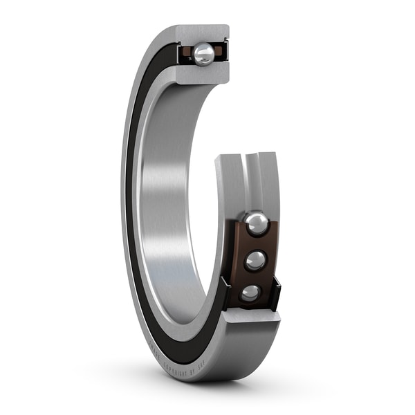 SKF S7011 ACB/P4A Super-precision, high-speed B design, single row angular contact ball bearing with seals