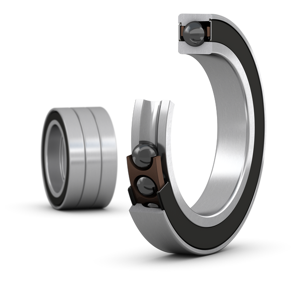 SKF S71905 ACD/HCP4ATBTB Matched set of three super-precision, high-capacity, D design, single row angular contact ball bearings with seals