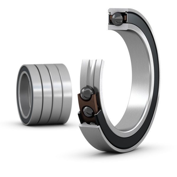 SKF S71914 ACE/HCP4AQBCA Matched set of four super-precision, high-speed E design, single row angular contact ball bearings with seals