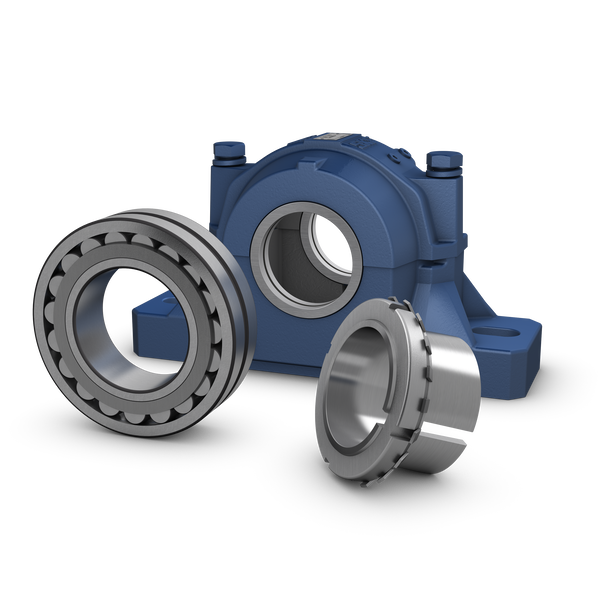 SAF 22617 Pillow block housing with included bearing