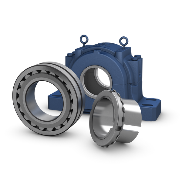 SAF 22628 Pillow block housing with included bearing