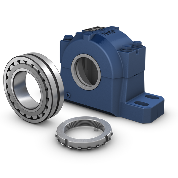 SAFS 22220-11 Pillow block housing with included bearing