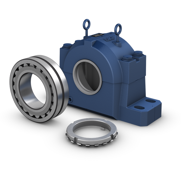 SAFS 22224 Pillow block housing with included bearing