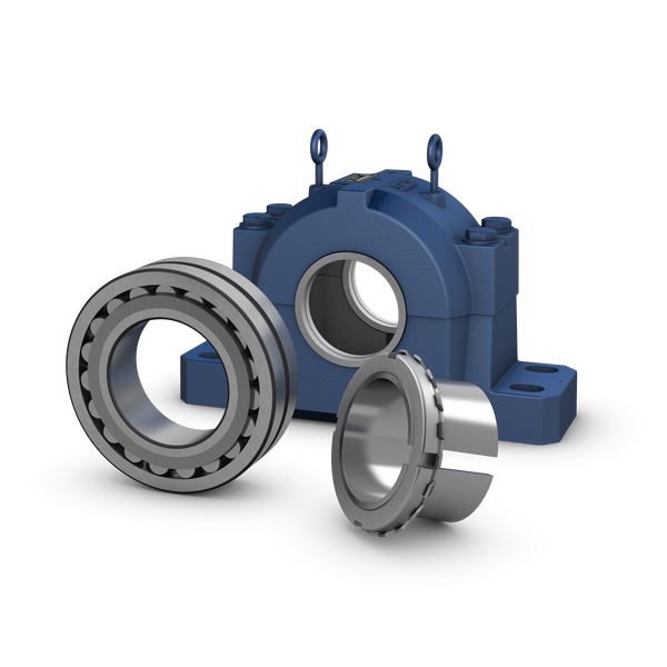 SAFS 22544 Pillow block housing with included bearing