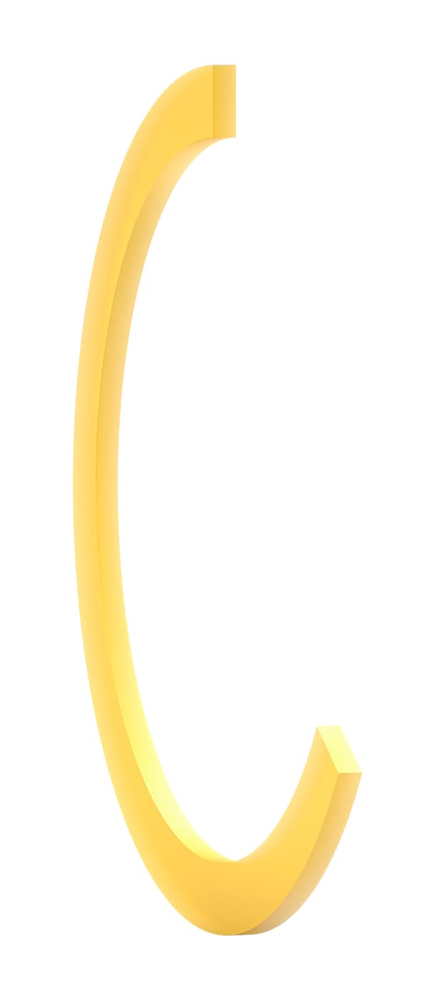 STR 165X175X1.7-Y95A Back-up ring