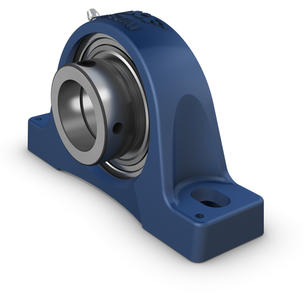 SY 15 FM Pillow block ball bearing unit with narrow inner ring and eccentric locking collar, cast iron, ISO standards