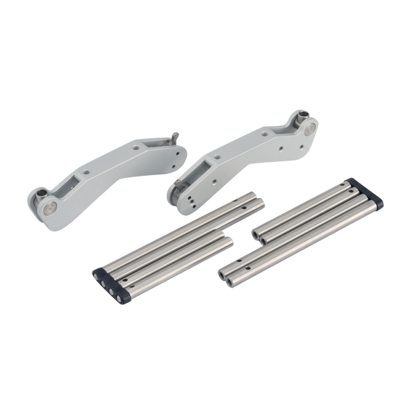 TKSA 11-EBK Accessory set of extendable brackets (2x) with 2 long and 2 short threaded rods (no chains) for Shaft alignment tool