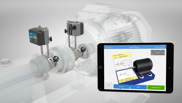 TKSA 51 Wireless laser shaft alignment system for tablets and smartphones (iOS + Android)