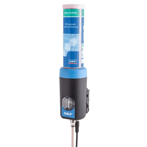 TLMR 201/38WA2 Electro-mechanical single point lubricant dispenser, filled with grease