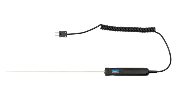 TMDT 2-34/1.5 Gas and liquid probe, K-type thermocouple, with thin shank and faster response