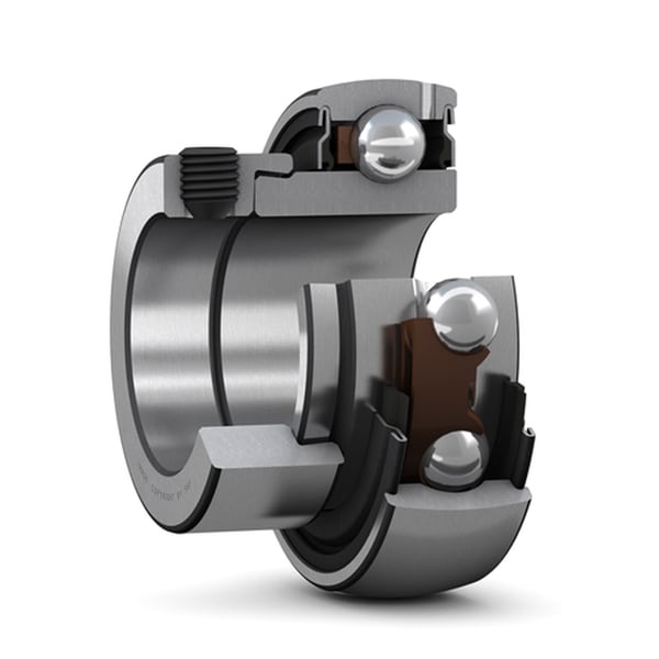 YET 205-014 Insert bearing with an eccentric locking collar and narrow inner ring