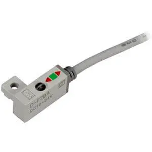 SMC Auto Switch, Solid State, Water Resistant, 2-Color Indication D-H7BAF5BAM9BA