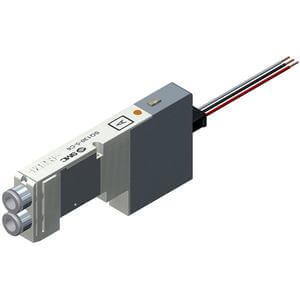 SMC SQ1*4*, 1000 Series, 5 Port Solenoid Valve, Plug Lead Type, New SQ1440N